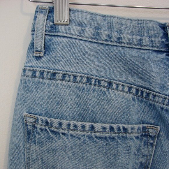 J Brand Joan High Rise Wide Leg Jeans Blissed Out Boho Raw Frayed Hem Tall 26 - Picture 14 of 15